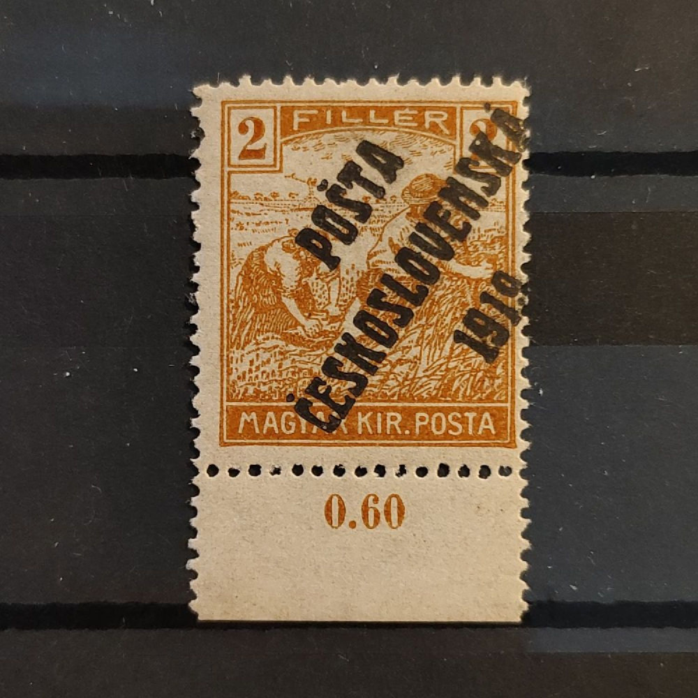 Sello Checoslovaquia PČ 1919 , 2f, Mi.120, MNH** 