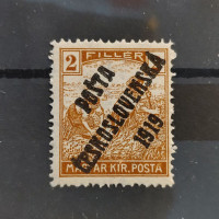 Stamp Czechoslovakia PČ 1919 , 2f, Mi.120, MNH** Stamp Czechoslovakia PČ 1919 , 2f, Mi.120, MNH**