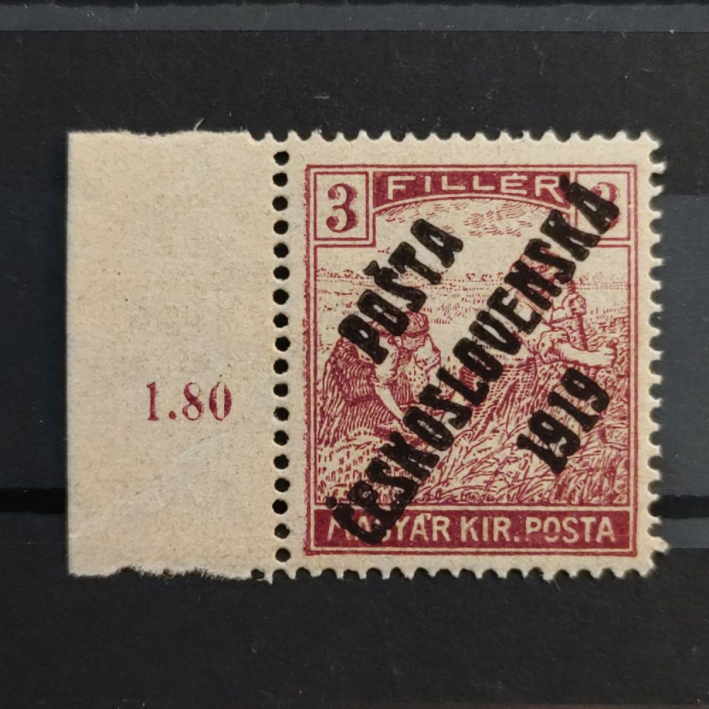 Briefmarke Tschechoslowakie PČ 1919 , 3f, Mi.121** 