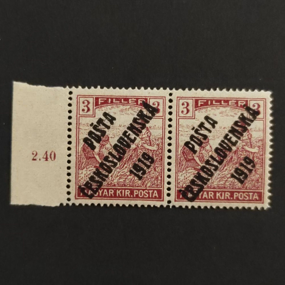 Par Tchecoslováquia PČ 1919 , 3f, Mi.121, MNH** 