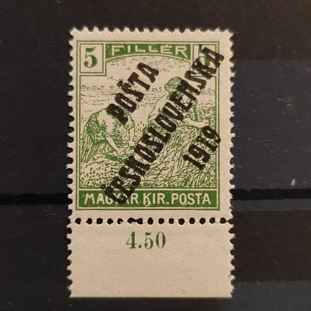 Selo Tchecoslováquia PČ 1919 , 5f, Mi.122, MNH** 