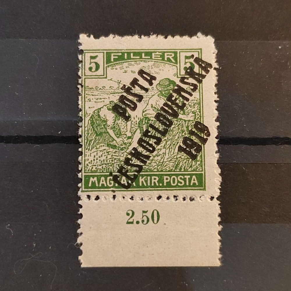Briefmarke Tschechoslowakie PČ 1919 , 5f, Mi.122** 