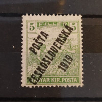 Známka ČSR PČ 1919 , 5f, Pof.103*, IV. typ 