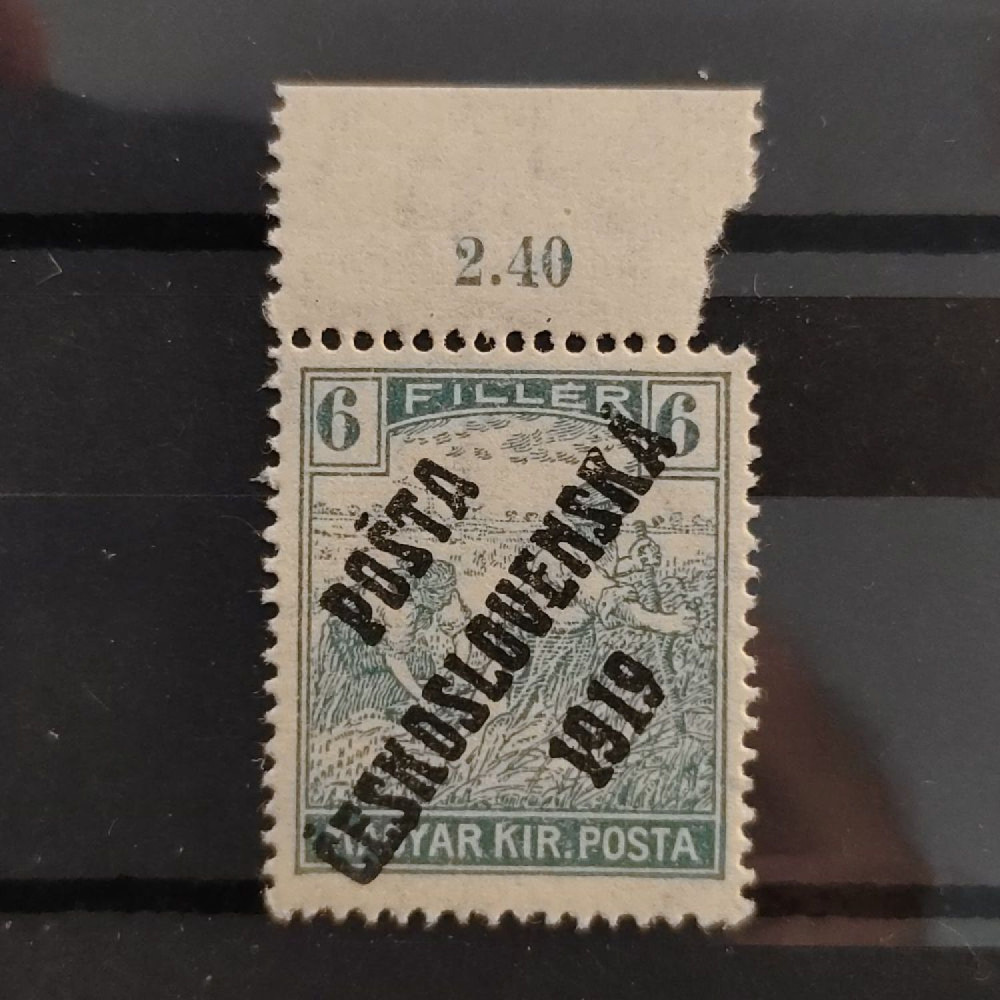 Briefmarke Tschechoslowakie PČ 1919 , 6f, Mi.123** 