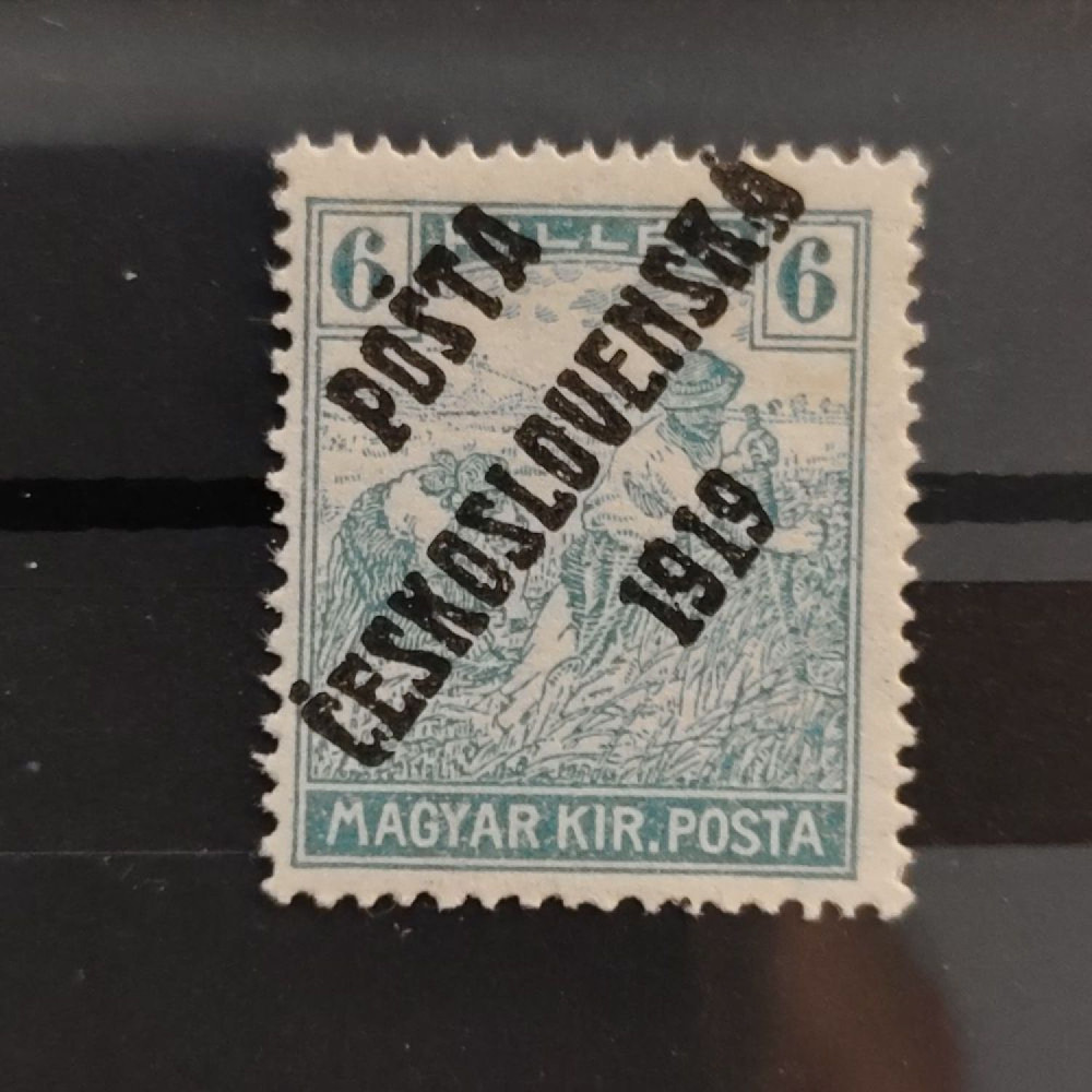 Sello Checoslovaquia PČ 1919 , 6f, Mi.123, MNH** 
