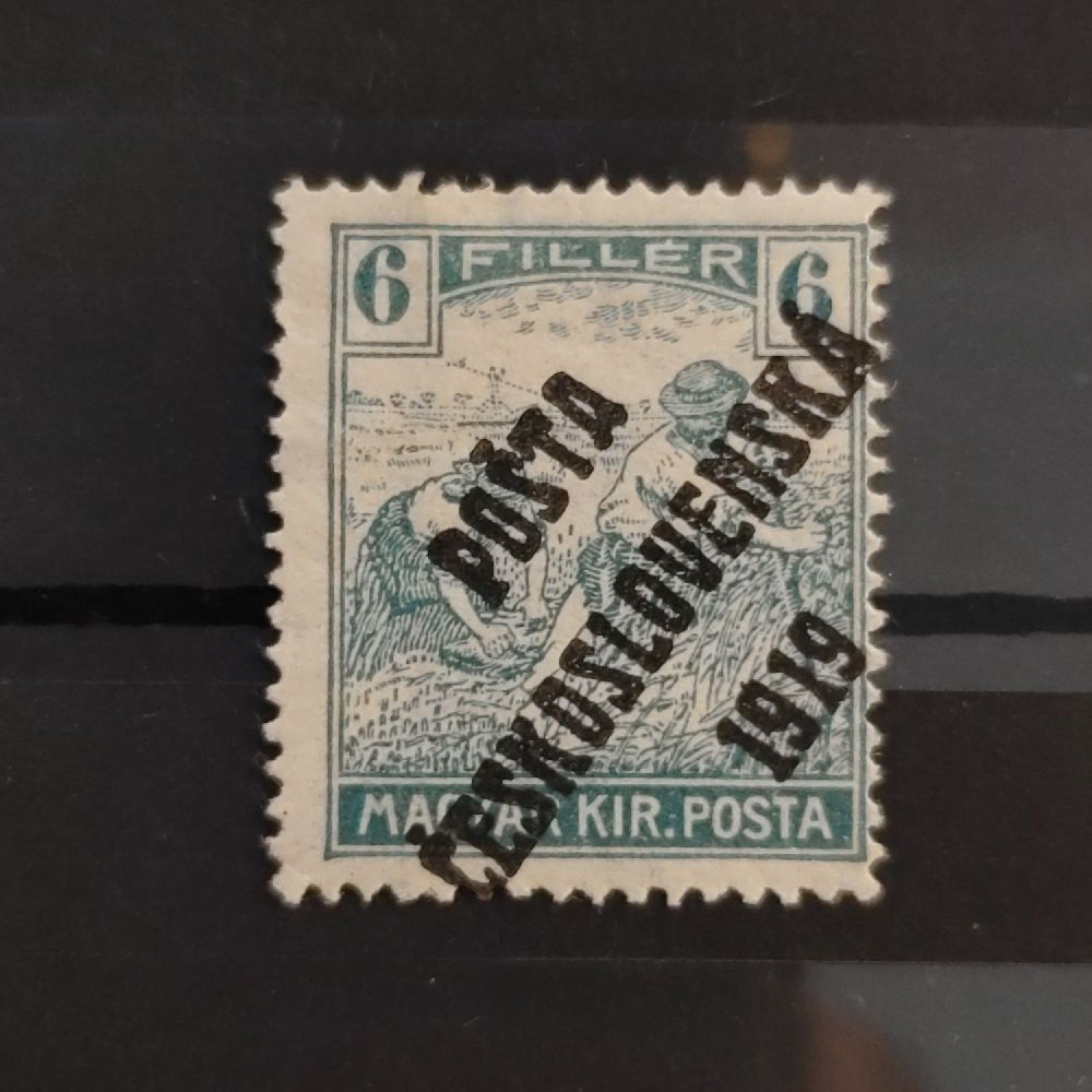 Briefmarke Tschechoslowakie PČ 1919 , 6f, Mi.123* 