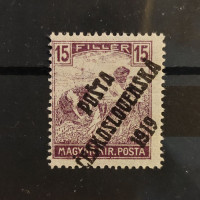 Známka ČSR PČ 1919 , 15f, Pof.106*, III. typ 