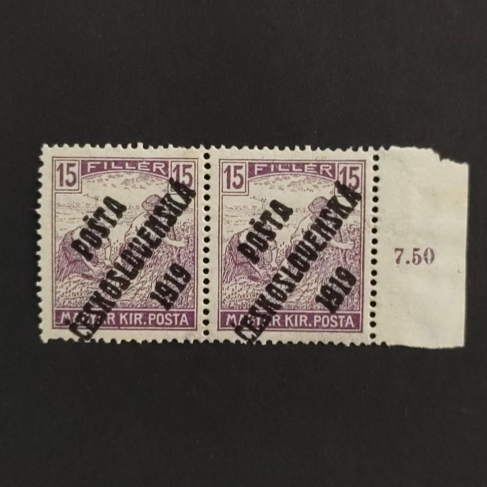 Briefmarke Tschechoslowakie PČ 1919 , 15f, Mi.125** 