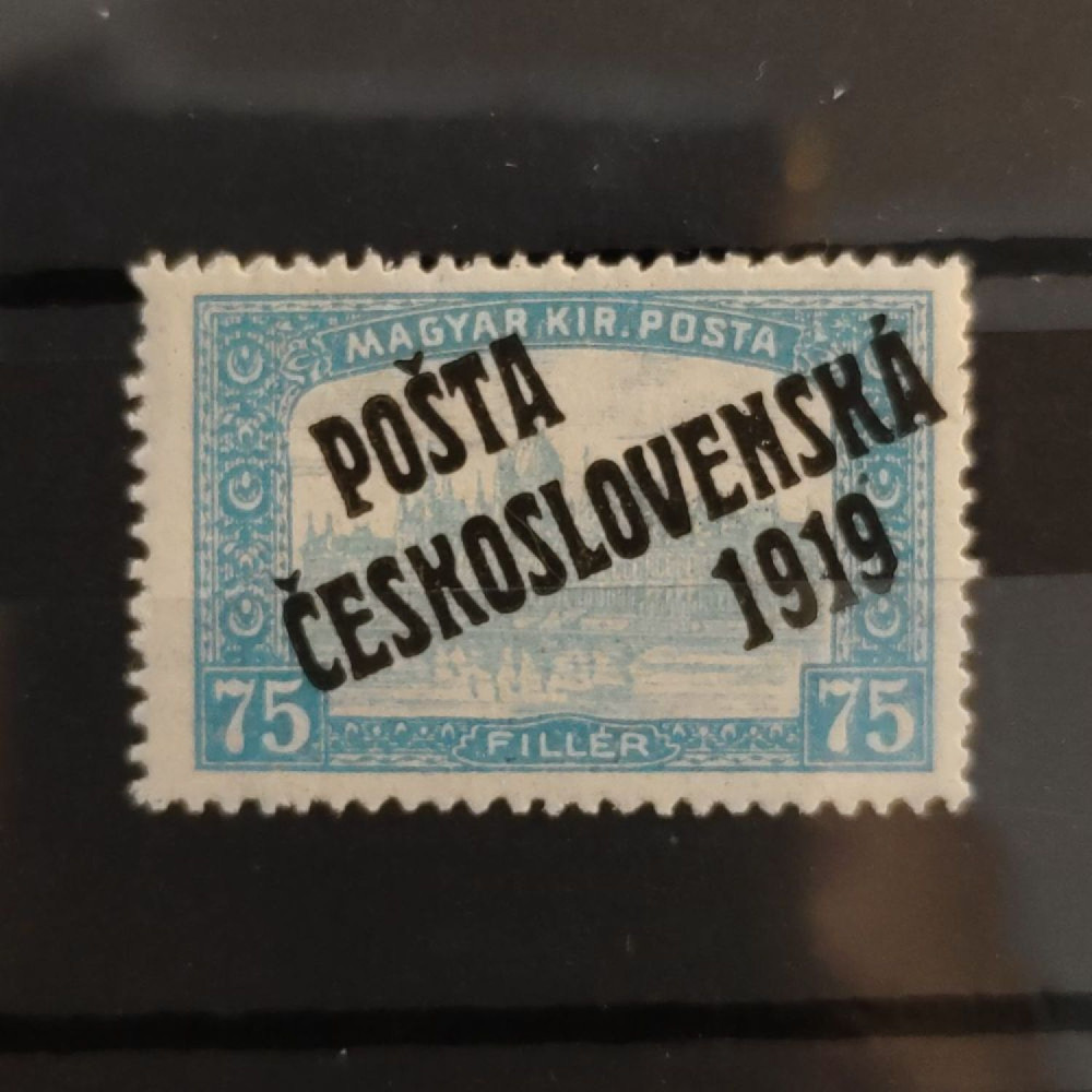 Briefmarke Tschechoslowakie PČ 1919 , 75f, Mi.131** 