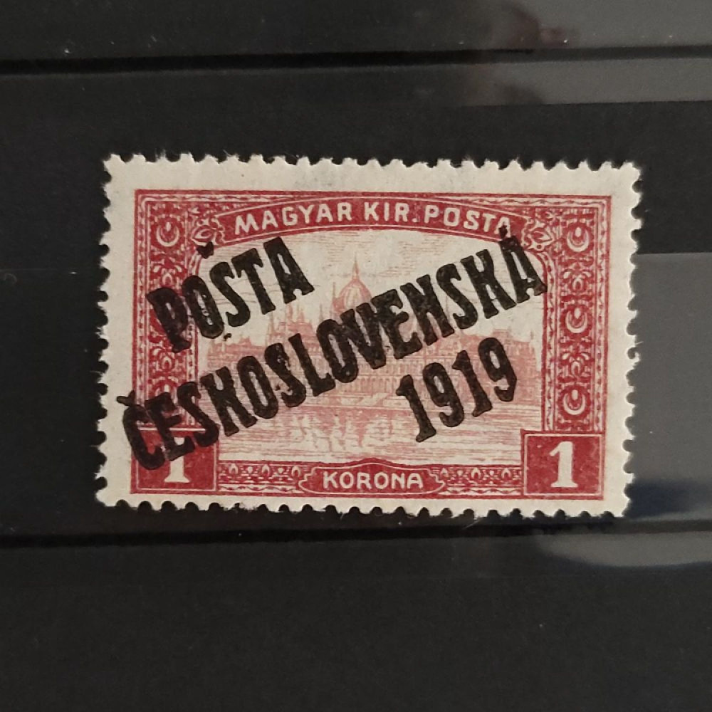 Briefmarke Tschechoslowakie PČ 1919 , 1K, Mi.133** 