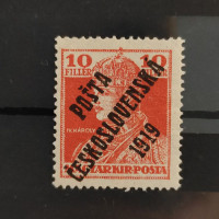 Briefmarke Tschechoslowakie PČ 1919 , 10f, Mi.138** 
