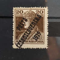Známka ČSR PČ 1919 , 20f, Pof.120*, IV. typ přetisku 