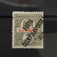 Známka ČSR PČ 1919 , 2f, Pof.124*, II. typ přetisku 