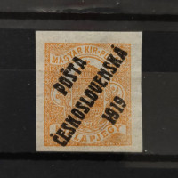 Známka ČSR PČ 1919 , 2f, Pof.125*, II. typ přetisku 