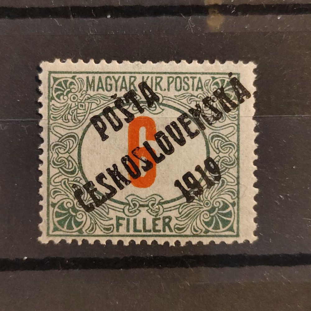 Sello Checoslovaquia PČ 1919 , 6f, Mi.153, MNH** 
