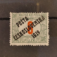 Briefmarke Tschechoslowakie PČ 1919 , 6f, Mi.153* 