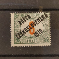 Briefmarke Tschechoslowakie PČ 1919 , 6f, Mi.153* 