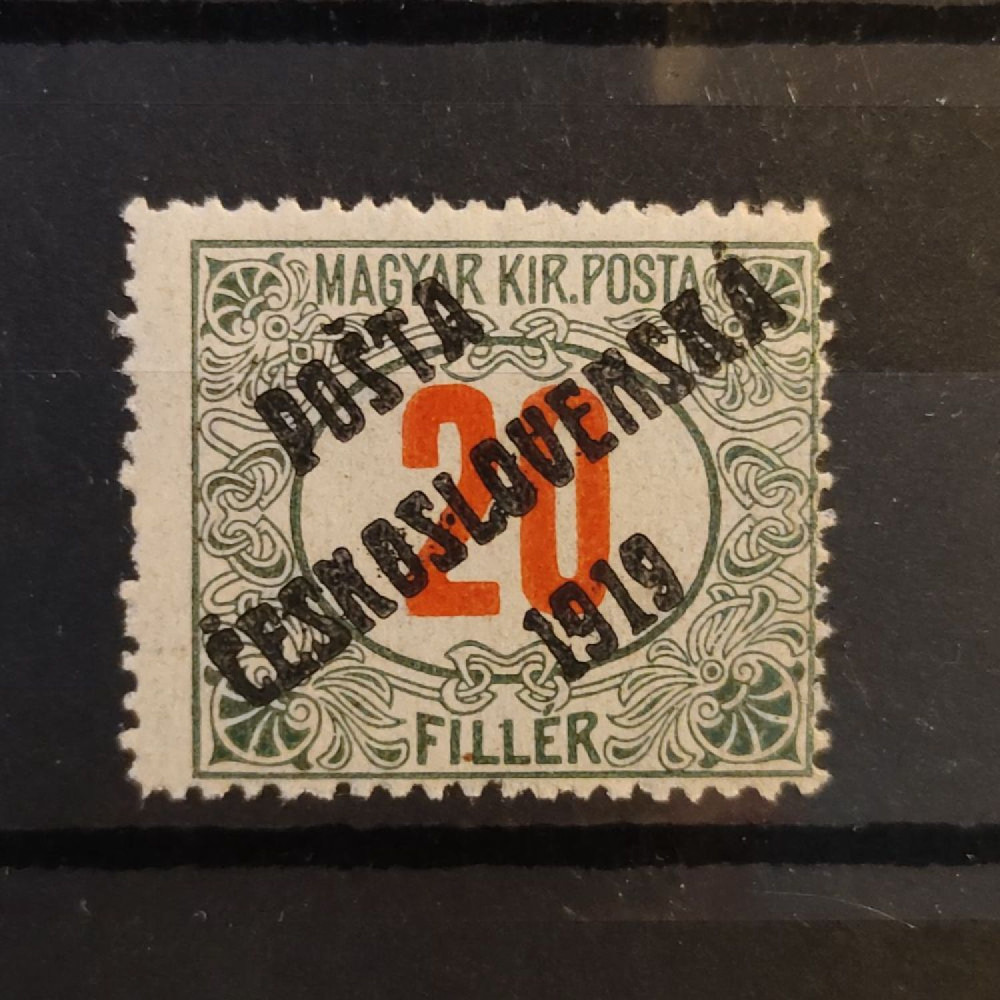 Sello Checoslovaquia PČ 1919 , 20f, Mi.157, MNH** 