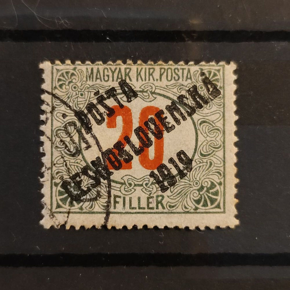 Sello Checoslovaquia PČ 1919 , 20f, Mi.157, usado# 