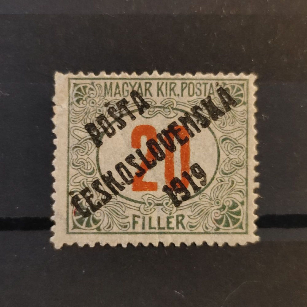 Sello Checoslovaquia PČ 1919 , 20f, Mi.157, MNH** 