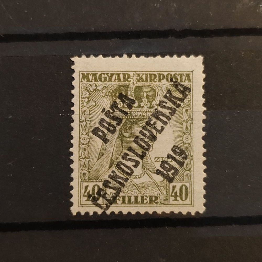 Briefmarke Tschechoslowakie PČ 1919 , 40f, Mi.141* 