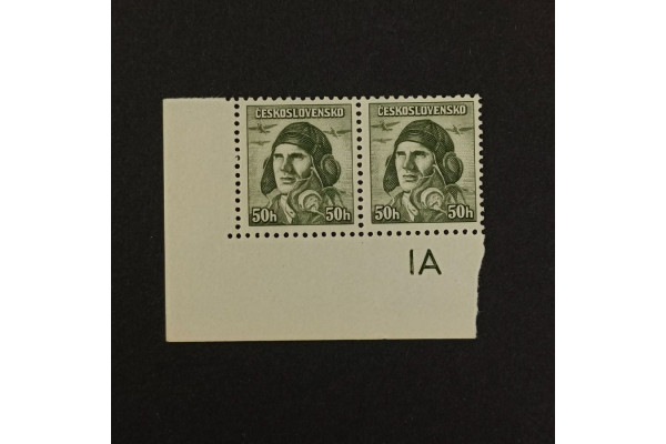 Dvojpáska ČSR, Pof.393**, s DČ, 50 h