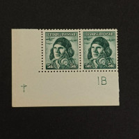 Block of 2 Czechoslovakia, Mi.453, MNH, 5