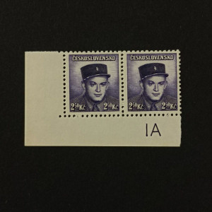 Dvojpáska ČSR, Pof.398**, s DČ, 2.5