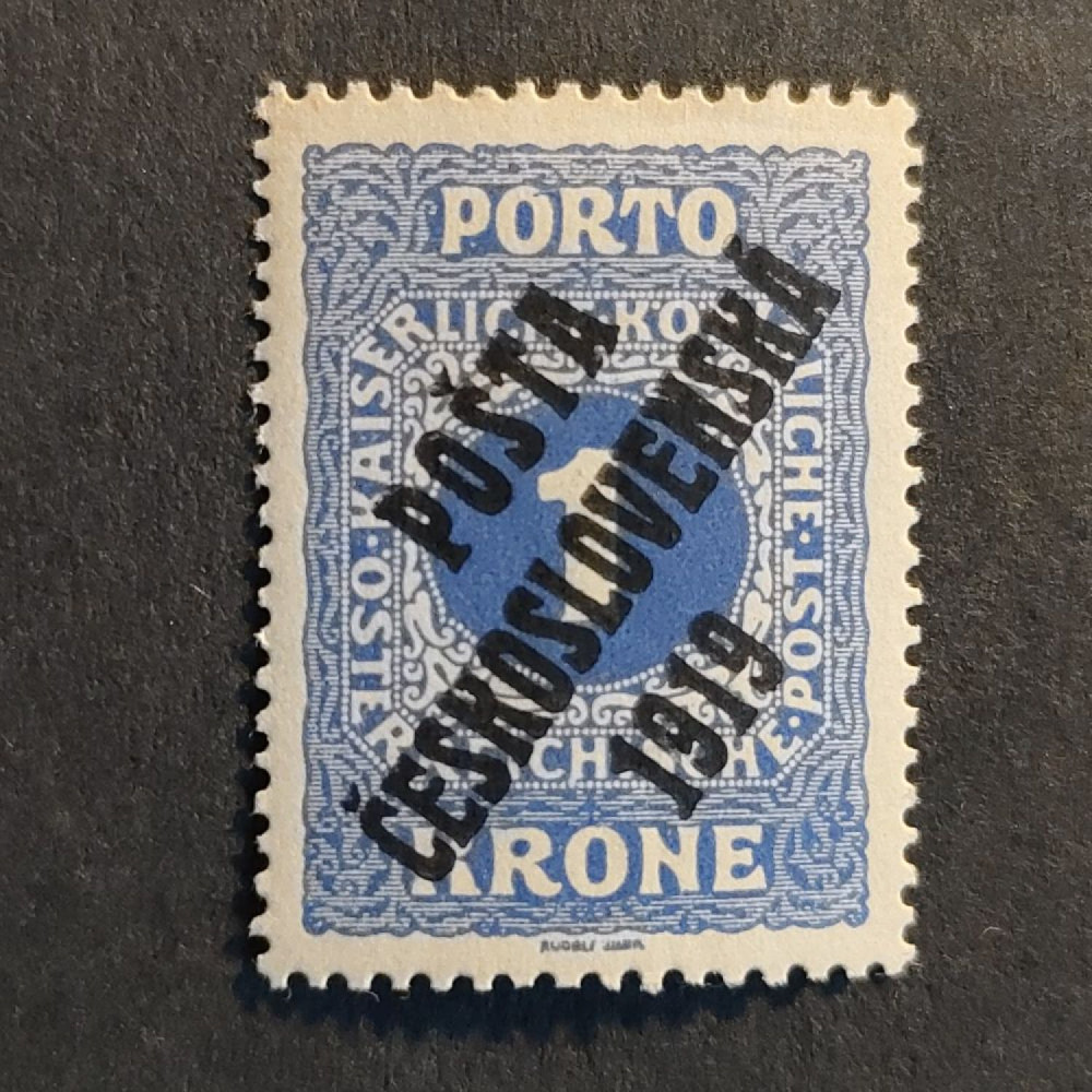 Sello Checoslovaquia PČ 1919 , 1K, Mi.89, MH* 