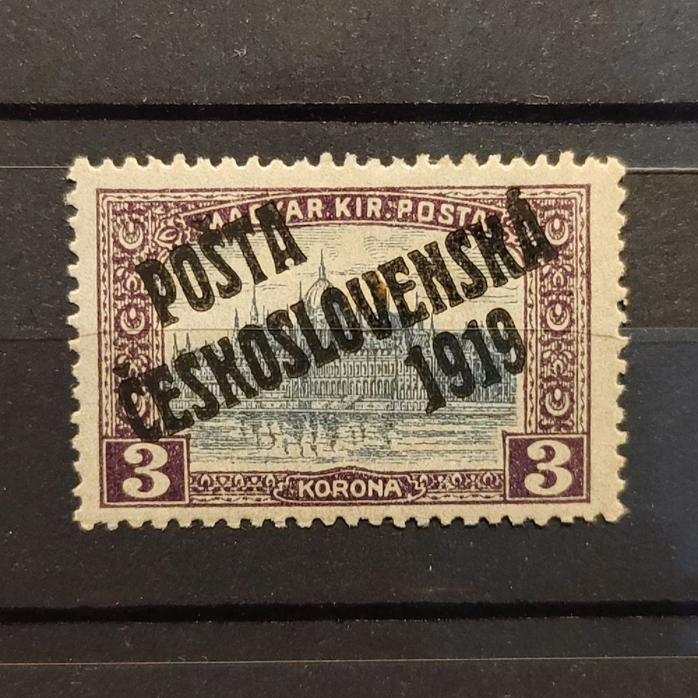 Briefmarke Tschechoslowakie PČ 1919 , 3K, Mi.135* 