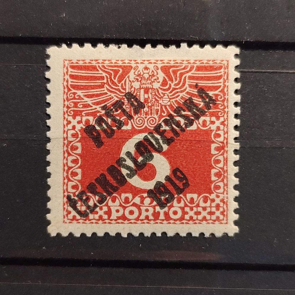 Briefmarke Tschechoslowakie PČ 1919 , 6h, Mi.76* 