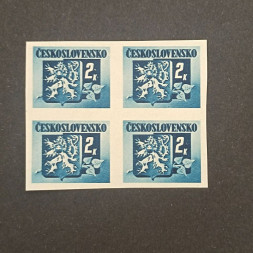 Čtyřblok ČSR, 2 K, Pof.366** 