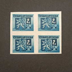 Čtyřblok ČSR, 2 K, Pof.366** 
