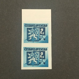 Zweierblock Tschechoslowakie, 2 K, Mi.418** 