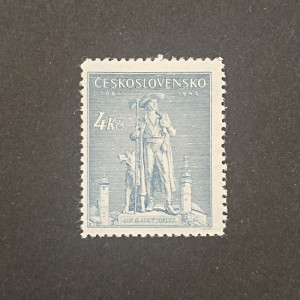 Jan Sladký - Kozina - 4 Kčs modrá
