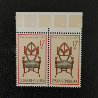 Block of 2 Czechia, 17 Kč, , MNH** 