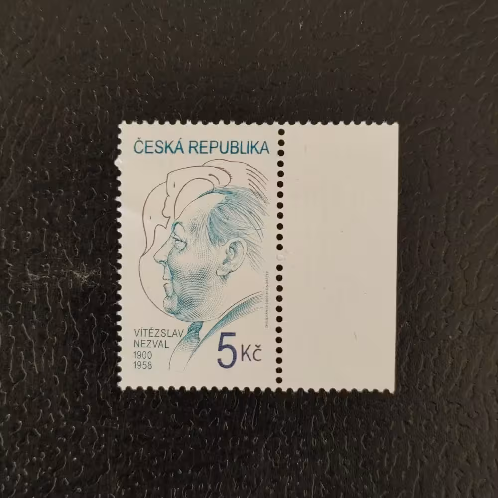 Známka ČR, 5 Kč, Pof.256** 