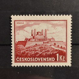 Briefmarke Tschechoslowakie, 1 Kč, Mi.385* 