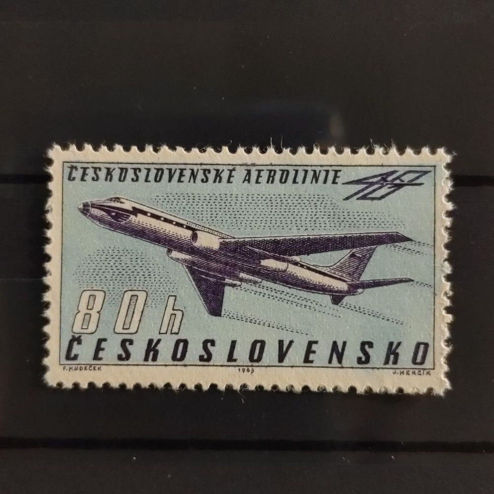 Sello Checoslovaquia, 80h, Mi.1405, MNH** 