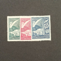 Satz Tschechoslowakie, 1,20 Kčs-4 Kčs, Mi.512-514* 