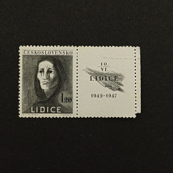 Briefmarke Tschechoslowakie, 1,20 Kčs, Mi.518* 