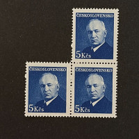 Víceblok ČSR, 5 Kčs, Pof.466** 