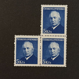 Víceblok ČSR, 5 Kčs, Pof.466** 