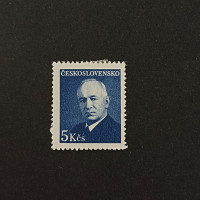 Známka ČSR, 5 Kčs, Pof.466* 