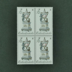 Viererblock Tschechoslowakie, 2Kčs, Mi.2533** 