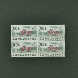 Viererblock Tschechoslowakie, 40h, Mi.2273** 