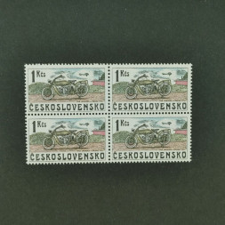 Viererblock Tschechoslowakie, 1Kčs, Mi.2275** 