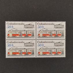 Viererblock Tschechoslowakie, 50h, Mi.2881** 