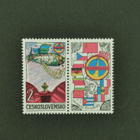 Briefmarke mit Ziefeldern Tschechoslowakie, 2Kčs, Mi.2760** 