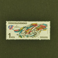 Briefmarke Tschechoslowakie, 1Kčs, Mi.2818** 